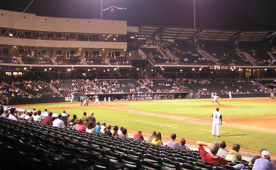 Nightfall at Bricktown Ballpark - Oklahoma City